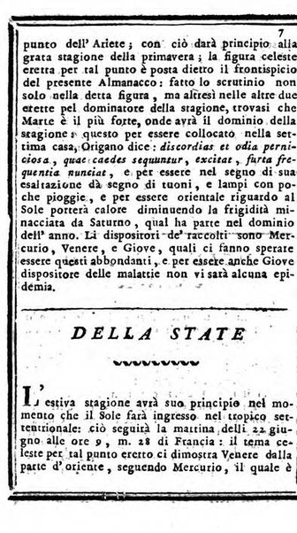 Il corso delle stelle osservato dal pronostico moderno Palmaverde Palmaverde almanacco piemontese ...