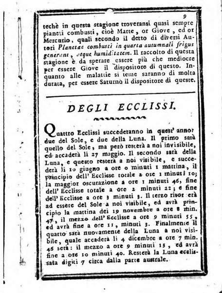 Il corso delle stelle osservato dal pronostico moderno Palmaverde Palmaverde almanacco piemontese ...