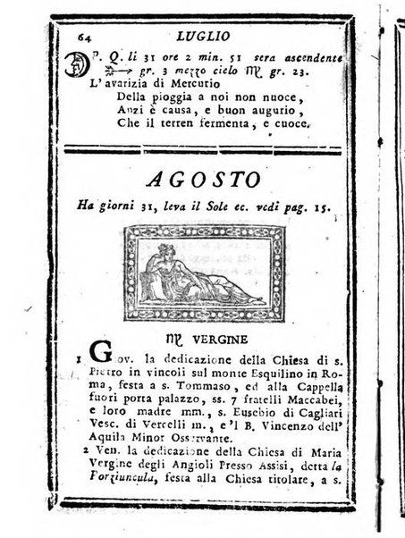 Il corso delle stelle osservato dal pronostico moderno Palmaverde Palmaverde almanacco piemontese ...