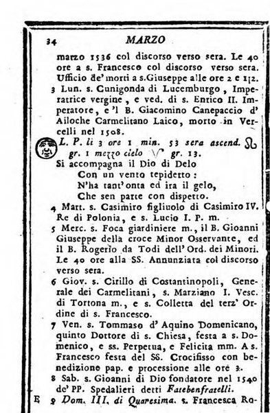 Il corso delle stelle osservato dal pronostico moderno Palmaverde Palmaverde almanacco piemontese ...