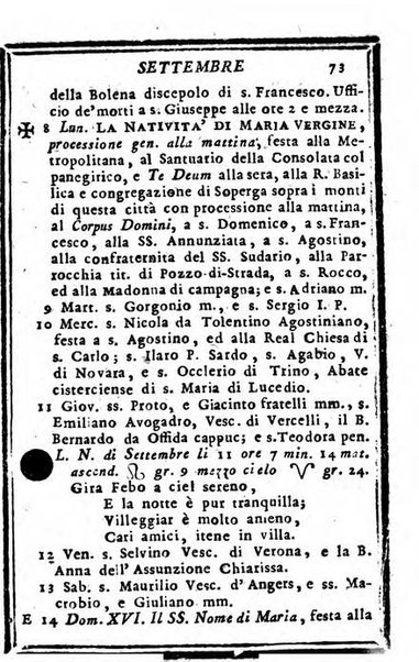 Il corso delle stelle osservato dal pronostico moderno Palmaverde Palmaverde almanacco piemontese ...