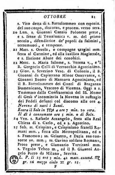 Il corso delle stelle osservato dal pronostico moderno Palmaverde Palmaverde almanacco piemontese ...