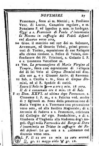 Il corso delle stelle osservato dal pronostico moderno Palmaverde Palmaverde almanacco piemontese ...