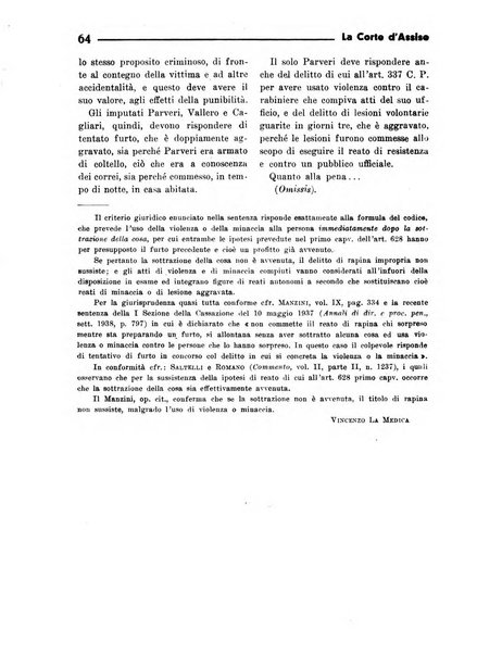 La Corte d'assise rassegna bimestrale di diritto penale di scienze criminali e di vita giudiziaria