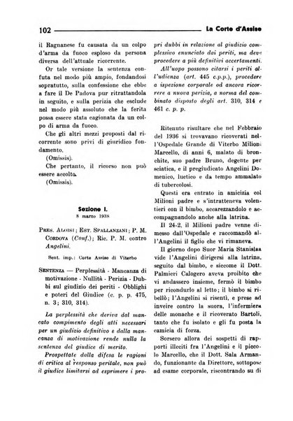 La Corte d'assise rassegna bimestrale di diritto penale di scienze criminali e di vita giudiziaria