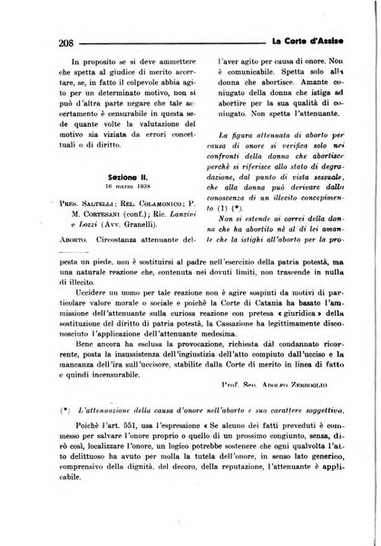 La Corte d'assise rassegna bimestrale di diritto penale di scienze criminali e di vita giudiziaria