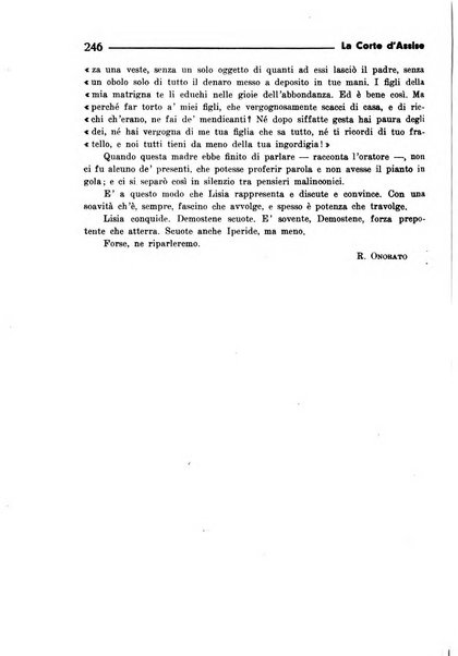 La Corte d'assise rassegna bimestrale di diritto penale di scienze criminali e di vita giudiziaria