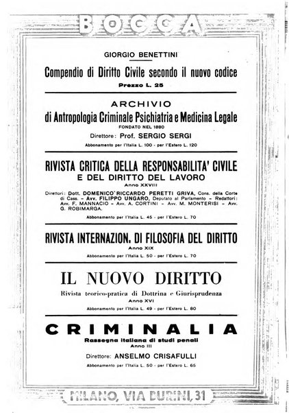 La Corte d'assise rassegna bimestrale di diritto penale di scienze criminali e di vita giudiziaria