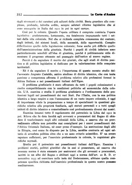 La Corte d'assise rassegna bimestrale di diritto penale di scienze criminali e di vita giudiziaria