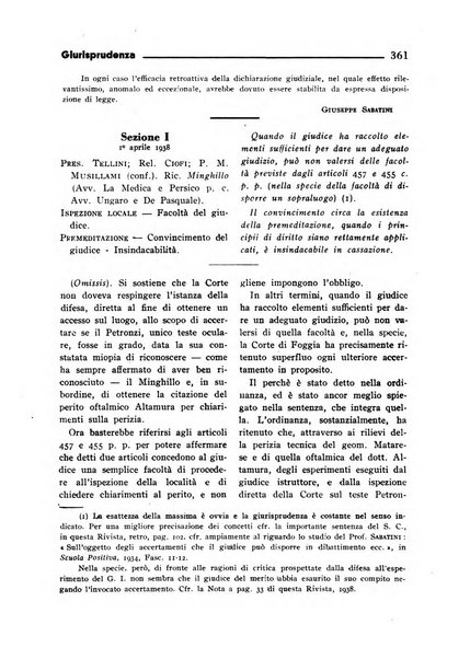 La Corte d'assise rassegna bimestrale di diritto penale di scienze criminali e di vita giudiziaria