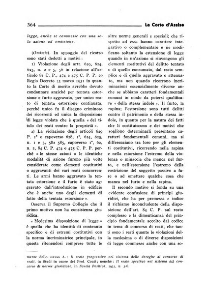 La Corte d'assise rassegna bimestrale di diritto penale di scienze criminali e di vita giudiziaria