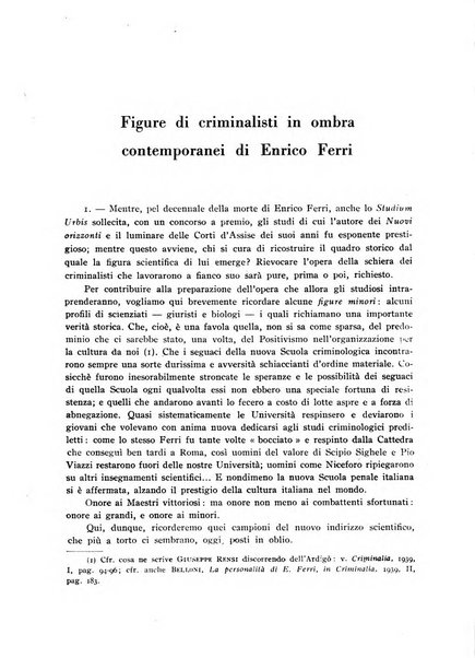 La Corte d'assise rassegna bimestrale di diritto penale di scienze criminali e di vita giudiziaria