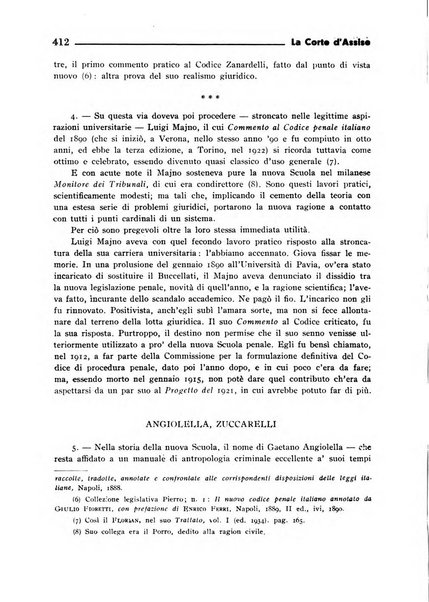 La Corte d'assise rassegna bimestrale di diritto penale di scienze criminali e di vita giudiziaria