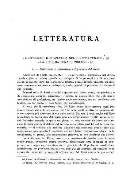 La Corte d'assise rassegna bimestrale di diritto penale di scienze criminali e di vita giudiziaria