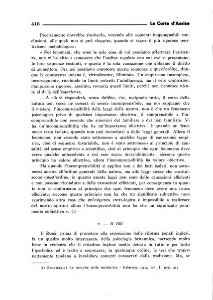 La Corte d'assise rassegna bimestrale di diritto penale di scienze criminali e di vita giudiziaria