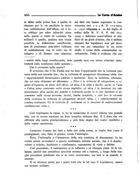 La Corte d'assise rassegna bimestrale di diritto penale di scienze criminali e di vita giudiziaria