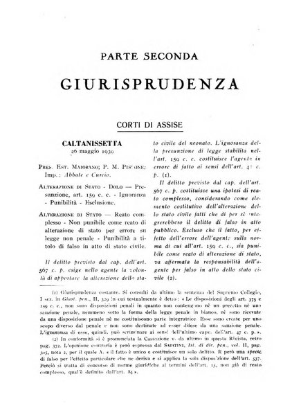 La Corte d'assise rassegna bimestrale di diritto penale di scienze criminali e di vita giudiziaria