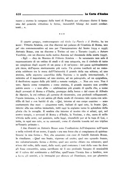 La Corte d'assise rassegna bimestrale di diritto penale di scienze criminali e di vita giudiziaria