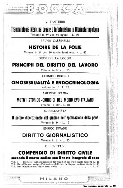 La Corte d'assise rassegna bimestrale di diritto penale di scienze criminali e di vita giudiziaria