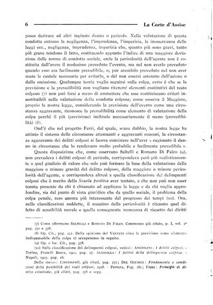 La Corte d'assise rassegna bimestrale di diritto penale di scienze criminali e di vita giudiziaria