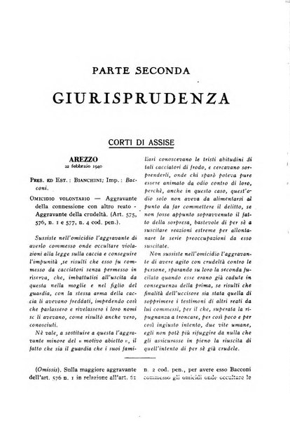 La Corte d'assise rassegna bimestrale di diritto penale di scienze criminali e di vita giudiziaria