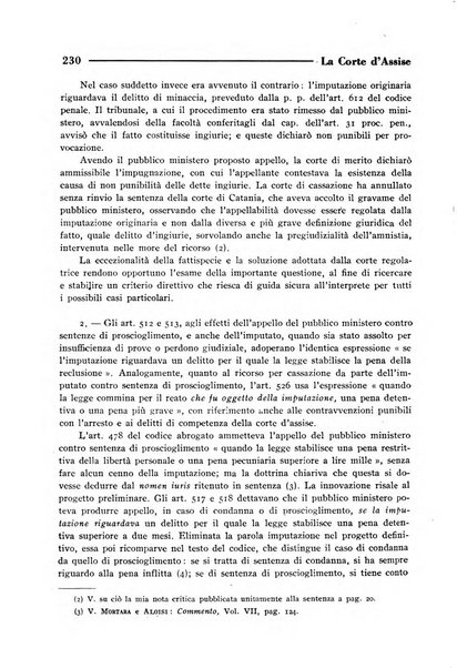 La Corte d'assise rassegna bimestrale di diritto penale di scienze criminali e di vita giudiziaria