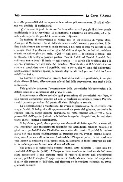 La Corte d'assise rassegna bimestrale di diritto penale di scienze criminali e di vita giudiziaria