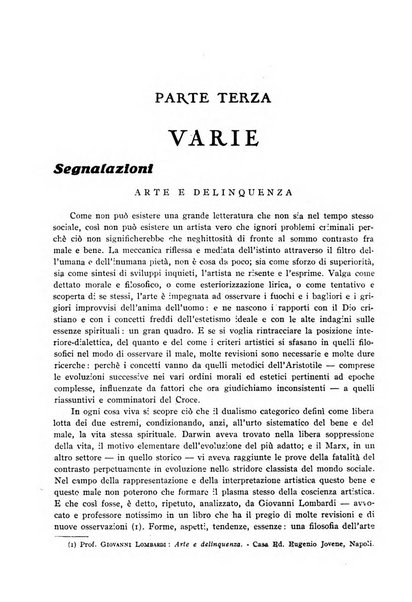 La Corte d'assise rassegna bimestrale di diritto penale di scienze criminali e di vita giudiziaria