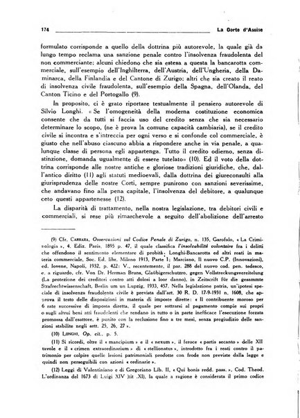 La Corte d'assise rassegna bimestrale di diritto penale di scienze criminali e di vita giudiziaria