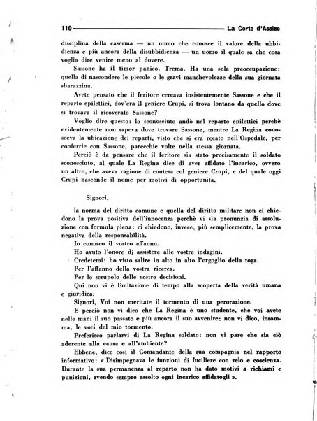 La Corte d'assise rassegna bimestrale di diritto penale di scienze criminali e di vita giudiziaria