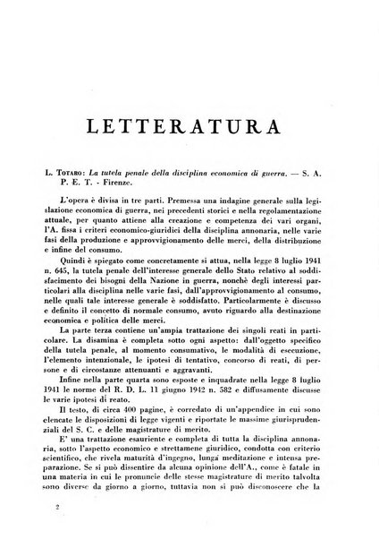 La Corte d'assise rassegna bimestrale di diritto penale di scienze criminali e di vita giudiziaria