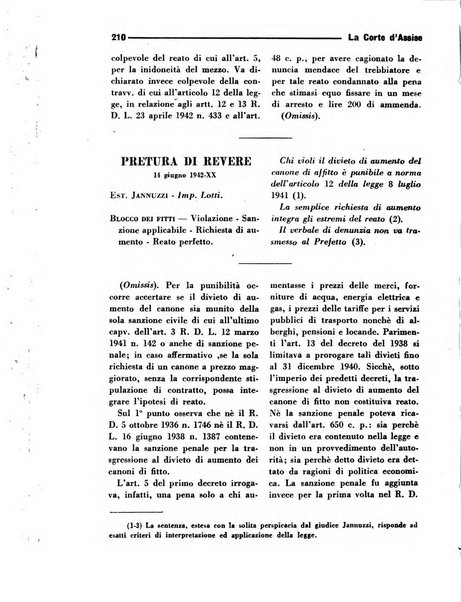 La Corte d'assise rassegna bimestrale di diritto penale di scienze criminali e di vita giudiziaria