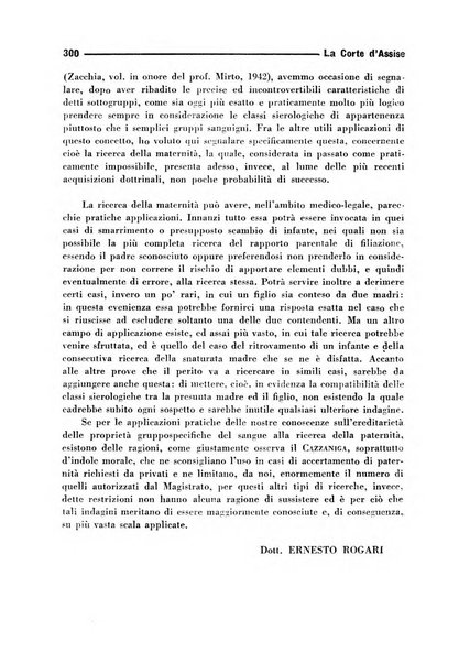 La Corte d'assise rassegna bimestrale di diritto penale di scienze criminali e di vita giudiziaria