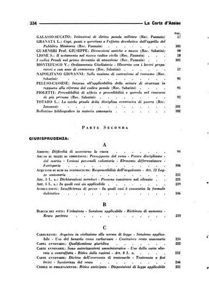 La Corte d'assise rassegna bimestrale di diritto penale di scienze criminali e di vita giudiziaria