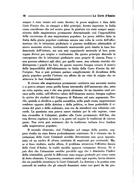 La Corte d'assise rassegna bimestrale di diritto penale di scienze criminali e di vita giudiziaria