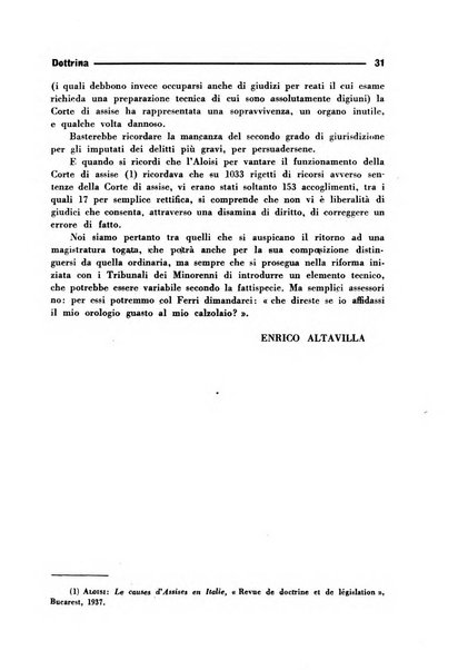 La Corte d'assise rassegna bimestrale di diritto penale di scienze criminali e di vita giudiziaria