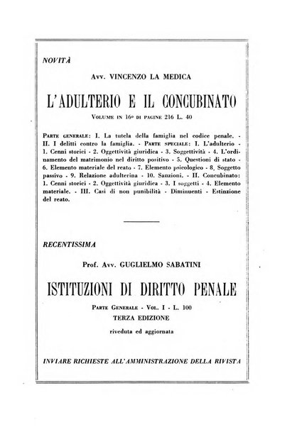 La Corte d'assise rassegna bimestrale di diritto penale di scienze criminali e di vita giudiziaria