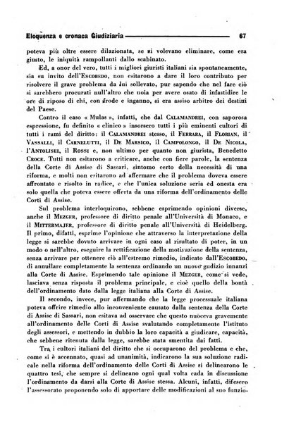 La Corte d'assise rassegna bimestrale di diritto penale di scienze criminali e di vita giudiziaria