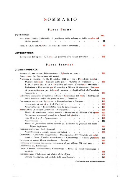 La Corte d'assise rassegna bimestrale di diritto penale di scienze criminali e di vita giudiziaria