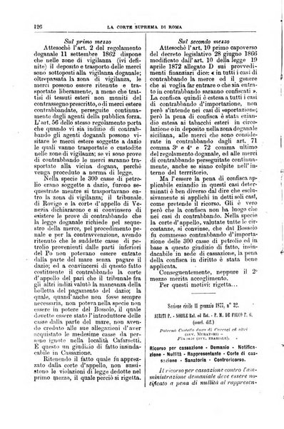 La Corte suprema di Roma raccolta periodica delle sentenze della Corte di cassazione di Roma