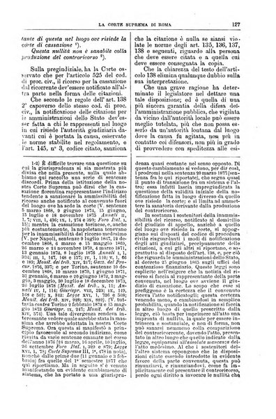 La Corte suprema di Roma raccolta periodica delle sentenze della Corte di cassazione di Roma