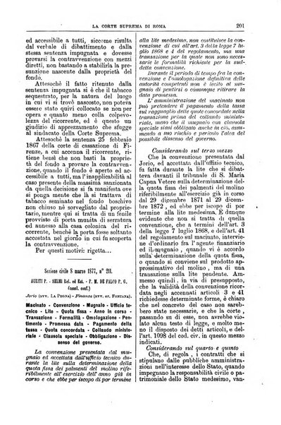 La Corte suprema di Roma raccolta periodica delle sentenze della Corte di cassazione di Roma