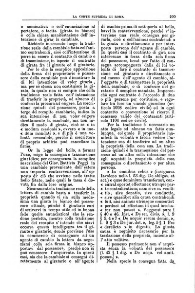 La Corte suprema di Roma raccolta periodica delle sentenze della Corte di cassazione di Roma