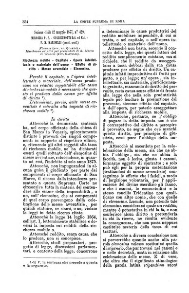 La Corte suprema di Roma raccolta periodica delle sentenze della Corte di cassazione di Roma