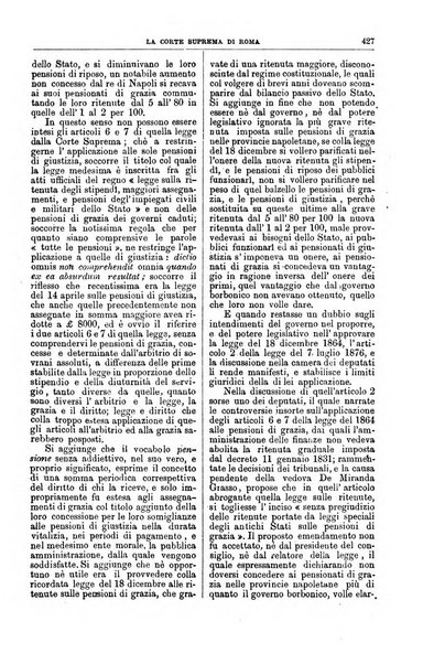 La Corte suprema di Roma raccolta periodica delle sentenze della Corte di cassazione di Roma