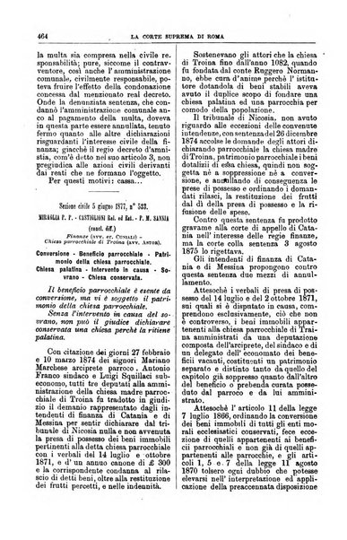 La Corte suprema di Roma raccolta periodica delle sentenze della Corte di cassazione di Roma