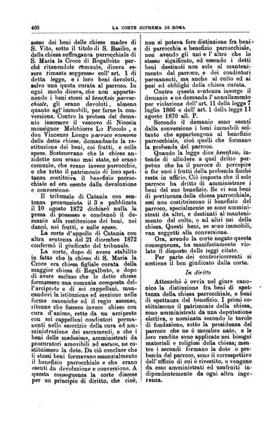 La Corte suprema di Roma raccolta periodica delle sentenze della Corte di cassazione di Roma