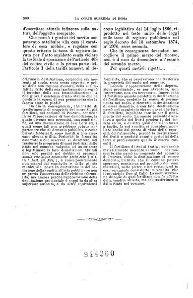 La Corte suprema di Roma raccolta periodica delle sentenze della Corte di cassazione di Roma