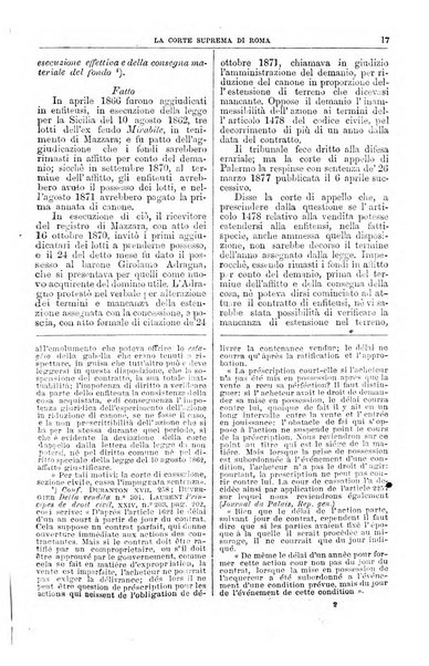 La Corte suprema di Roma raccolta periodica delle sentenze della Corte di cassazione di Roma