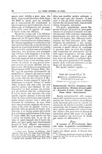 La Corte suprema di Roma raccolta periodica delle sentenze della Corte di cassazione di Roma